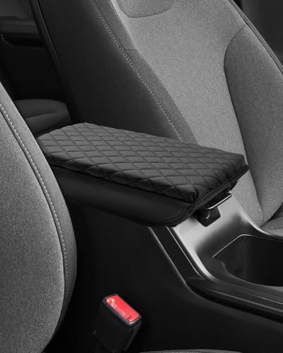 Shademax Custom for 2026 2025 Kia K4 Center Console Cover, Armrest Cover for K4 EX/LX/GT-Line/GT-Line Turbo Arm Rest Cushion Pad K4 Accessories 2025 Leather Middle Console Cover Armrest Box Protector - size: Size for Kia K4 2025-2026