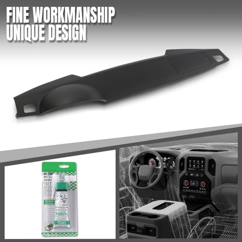 G-PLUS TPE Dashboard Dash Cover Compatible with 2005-2008 LR3 SE HSE/2005-2009 Range Rover Sport Supercharged/HSE 13-508LL - size: 2005-2009 Range Rover | Black
