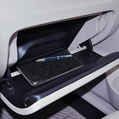 CoBak Car Registration and Insurance Holder - Vehicle Glove Box Car Organizer,Auto Truck Comparment Accessories Case with Magnetic Closure for Driver License,Cards - color: L-Glitter Black