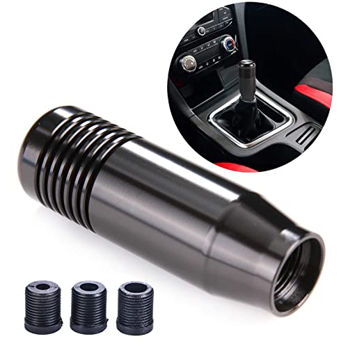 3" Alloy Shifter Lever Knob Handles Car Racing Gear Shift Stick Fit Most Manual Auto Vehicles, Black