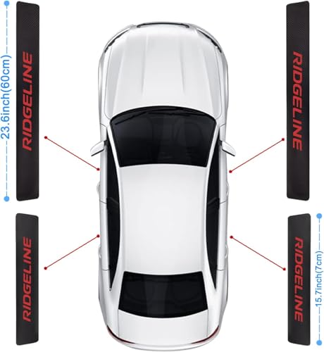Car Door Sill Guard Protector Compatible with Honda Ridgeline Accessories, Door Sill Scuff Plate Sticker