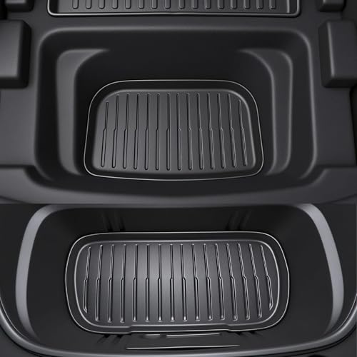 SUPER LINER 2025 2026 Tesla Model Y Juniper Floor Mats & Accessories & Extra-Thick TPE Cargo Liners CabinProtect™ for 5-Seater | All-Weather Pet & Child-Friendly System(Not for Standard)