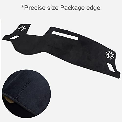 smabee Car Dash Cover Mat for Mitsubishi Outlander PHEV 2026 2025 2024 2023 (with HUD) Dashboard Cover Flannel Material Sun Shade Pad Car Sunscreen Pad Sun Protection Pad 2025 Outlander Accessories