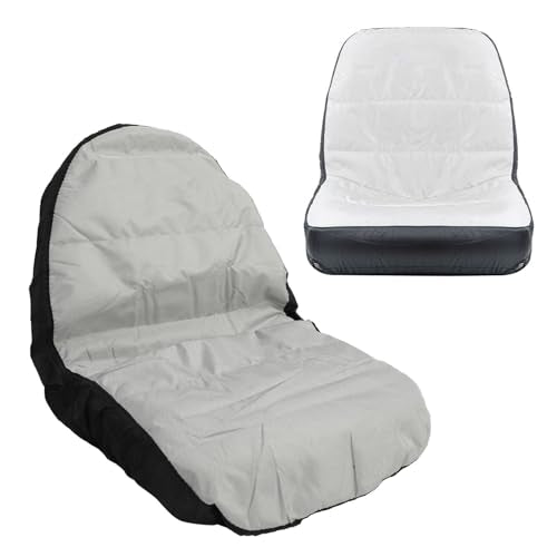 Tractor Seat Cover 600D Oxford Cloth PU Coating Water Proof Universal Forklift Mower Seat Cover for Tractors Mowers Forklifts Garden Vehicles