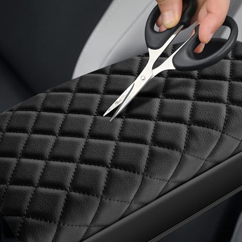 AOMSAZTO Center Console Cover Customized Armrest Cover Compatible with 2022-2023 Honda Civic, Soft Cozy Leather Arm Rest Covering for Car - size: 2022-2024 Honda Civic