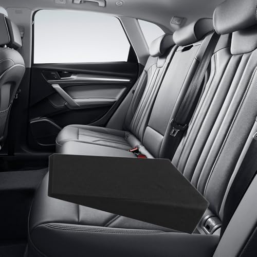 Auto Seat Wedge Leveling Cushion, Car Rear Seat Wedge Pad Office Chair Support Cushion, Angled Design Breathable Fabrics Leveling Pad for Car Office Chair, 1pcs