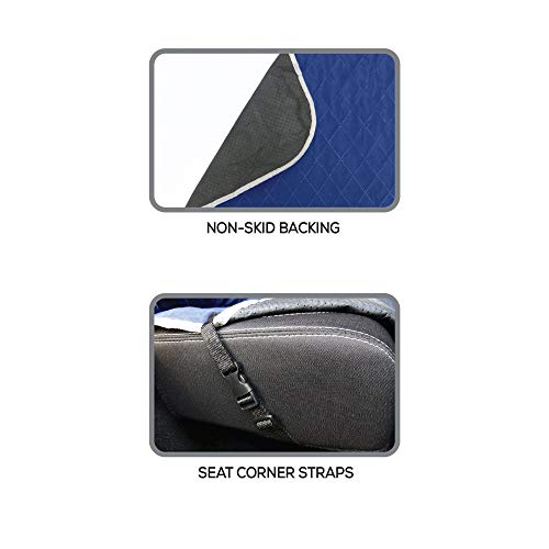 NFL CAR SEAT COVER - NEW ENGLAND PATRIOTS Waterproof, Non-slip BEST Football LICENSED PET SEAT cover for DOGS & CATS. - color: New England Patriots