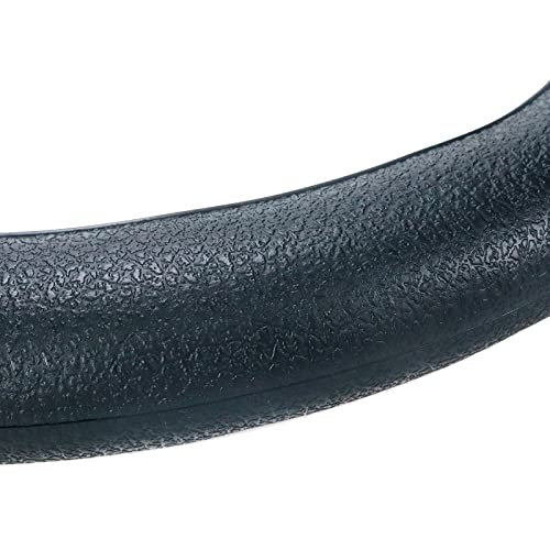 Modengzhe Steering Wheel Cover with Handbrake Cover & Gear Shift Cover,Universal Silicone Anti-Slip Design Car Accessories Interior Steering Wheel Cover Set,Pack of 3,Black - color: Black