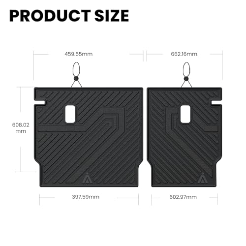 LASFIT Rear Seat Back Protector for Honda HR-V 2023-2027,All Weather TPE Pet Friendly Custom Fit HR-V Second Row Back Seat Cover Backseat Mat Liner - style: 6)For Honda HR-V | 2023-2026 | Back Seat Cover