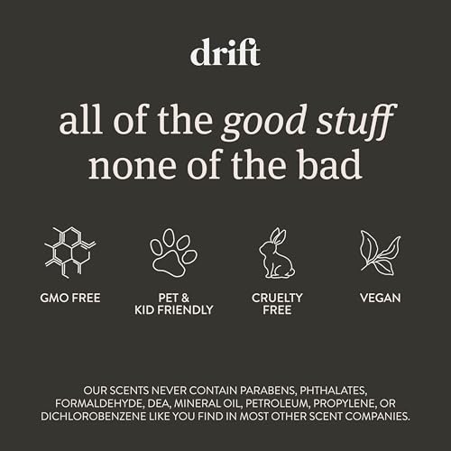 Drift Car Air Freshener – Premium Magnetic Visor Clip Scent Diffuser Featuring Sustainably Sourced Wood and Natural Essential Oils, Luxury Auto Accessories Gifts – Cabana Scent Starter Kit