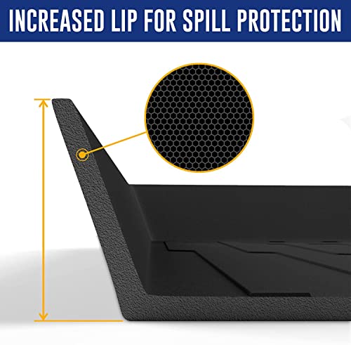 Premium Cargo Liner for Ford Mustang 2015-2023 - 100% Protection - Custom Fit Car Trunk Mat - All-Season Black Cargo Mat - 3D Shaped Laser Measured Trunk Liners for Ford Mustang 2015-2023