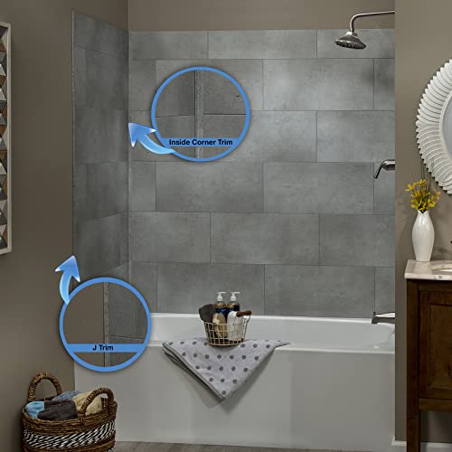 Palisade 94 in. Vinyl Trim Kit in Frost Nickel - color: Frost Nickel