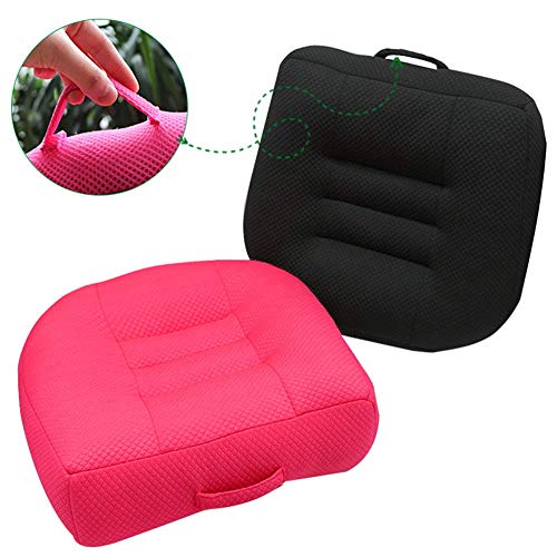 Adult Booster Seat Cushion, Car Seat Cushions for Short People/Thick Office Chair Booster Seat Increase Field of View, for Trucks, Car, Office Chair, Home, Wheelchair,Angle Lift Seat Cushion (Grey) - color: Gray Regular