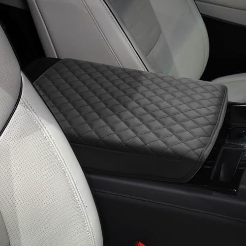 Compatible with Cadillac Armrest Center Console Cover Protector,Leather Anti-Scratch for Escalade 2021-2026,Armrest Cushion, Console Protector