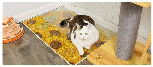 Heavy Duty Doorway Carpet Protector, Heavy Duty Plastic Prevents Cats and Dogs from Scratching your Carpet and Rugs at Doorways Non-Slip 8.2Ft Floor Runner Thicker for Better Protection and Durability