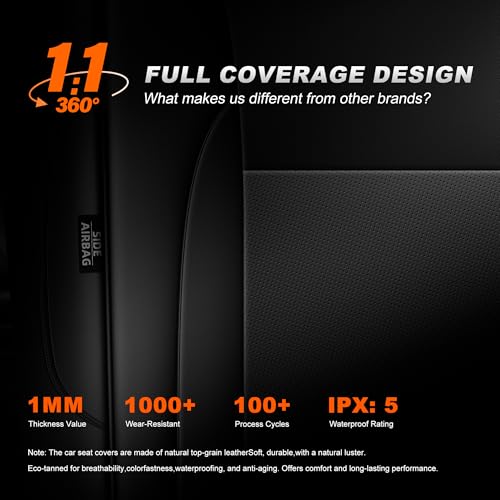 AOMSAZTO Custom Fit Seat Covers for Toyota Highlander 2014-2019 3-Rows 7 Seats, Second Row W/Captain Chairs Full Set Faux Leather Car Seat Cover Black - color: Black, size: Highlander 2014-2019 7 Seats