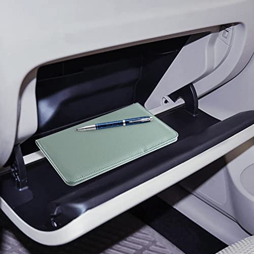 CoBak Car Registration and Insurance Holder - Vehicle Glove Box Car Organizer,Auto Truck Comparment Accessories Case with Magnetic Closure for Essential Document,Driver License,Cards - color: L-Sage