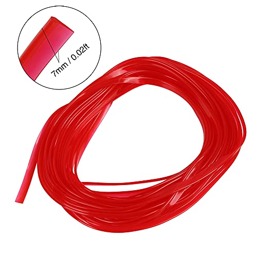 X AUTOHAUX Car Interior Trim Strip DIY Line Gap Door Edge Seal Protector Red 10m 3.28ft - color: Red