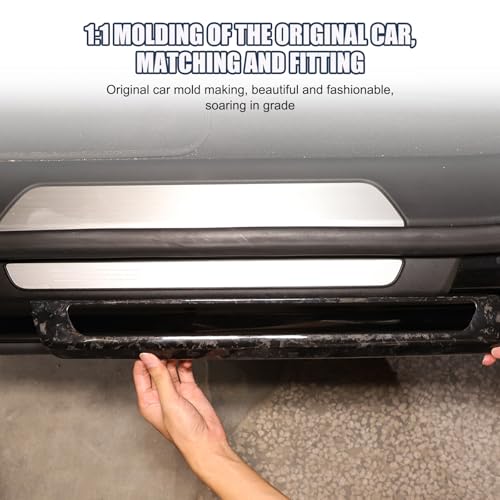 Car Door Sill Protector Guard Trims Compatible with Lamborghini Urus 2018-2023/Urus SE,Real Carbon Fiber Door Sill Guards Protector Kit Cover Car Accessories (Forged Pattern)