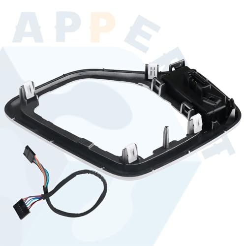 Transmission Shifter Bezel with Wire Harness 5YD27LS5AA 68413957AA 601-401 Tan for Gear Shift Compatible with 2014-2018 Jeep Cherokee Service Shifter Repair Accessories Parts - color: Tan