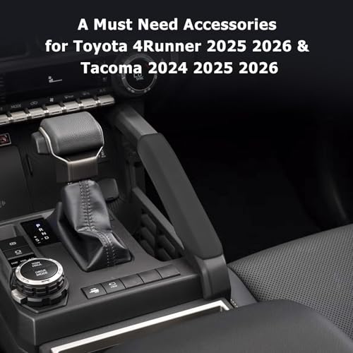LUWU 2026 4Runner & Tacoma Front Passenger Side Grab Handle Cover Compatible with 2025-2026 4Runner & Tacoma 2024-2026 Accessories Center Console Grab Handle Cover Silicone Material (Black) - color: 4Runner & Tacoma 2024-2026 Passenger Side Cover