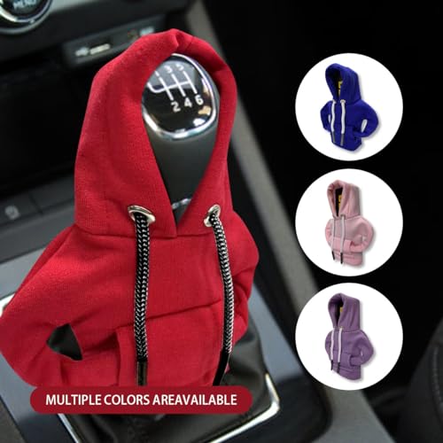 Car Gear Shift Hoodie, Fashionable Gear Shift Knob Cover, Mini Hoodie for Auto Shifter, Auto Interior Cute Gadgets, Universal Car Decoration Accessories