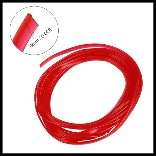 Car Red Interior Trim Strip Line Gap Door Edge Seal Protector 5m 16.4ft Durable Material