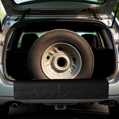 Large Rear Bumper Protector for Cars 41 x 25 Inch Bumper Guard Foldable Protective Mat Dog Blanket Cargo Liner Preventing Scratches While Unloading and Loading for SUV Van Truck Vehicle - size: 41 x 25 Inches