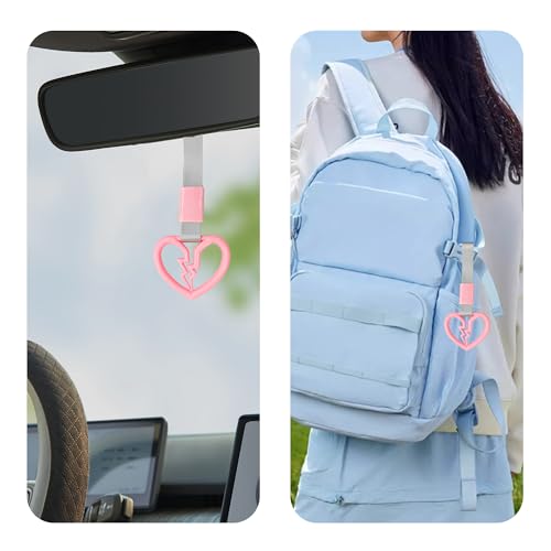 pson Broken Heart Car Handle Strap - color: Pink