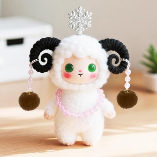 Tupalizy 50PCS Fluffy Pom Poms Charms Soft Fuzzy Faux Fur Puff Ball Pendant for Keychains Bracelets Earrings Jewelry Making Tassels Bags DIY Crafts Party Favors Gifts Accessories - color: Brown