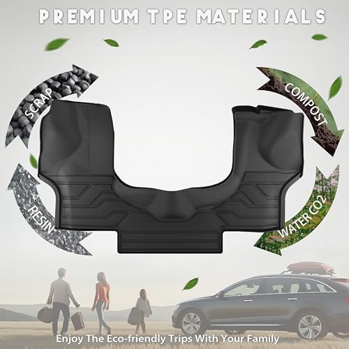 KARPAL Floor Mats for 2015-2025 2026 Chevrolet Express Van & GMC Savana Van 1500/2500/3500 Front Row, All-Weather TPE Custom Fit Floor Liners Car Accessories - style: 2015-2026 | For Chevy Express & GMC Savana 1500/2500/3500 | 1st Row