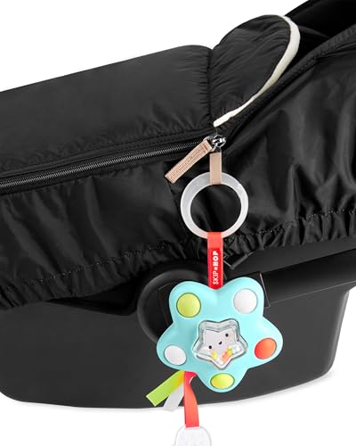 Skip Hop All Seasons Baby Car Seat Cover 4 in 1 Universal Fit with UPF40+ Sunshade and Water Resistant Fabric Oat - color: All Season Oat