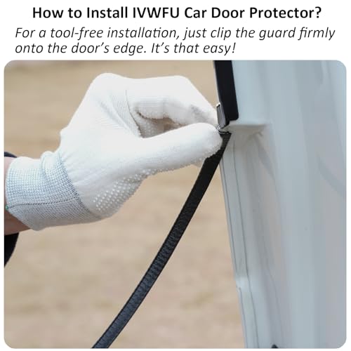 33FT(10M) Car Door Edge Guards Door Trim Edge Protector with Built-in Metal Clips, Prevent Scratches and Dings for Cars Trucks, Black - size: 33FT