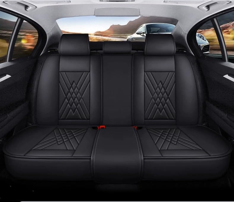 Custom Car Seat Covers for Mercedes Benz A B C CLA CLS CLK GLE GLS GLA GLK GL ML G S GLC SL CL SLC R SLK etc...Easy to Install car Cover (All Black A+) - color: All Black A+