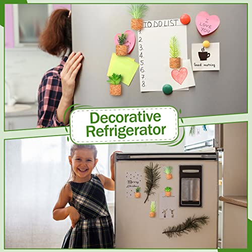 4 Pcs Succulent Air Vent Clip Car Accessories Cute Plant Green Decoration Boho Car Accessories Gift Air Freshener for Women Girl Man Father Mini Artificial Plant for Interior Clips Diffuser