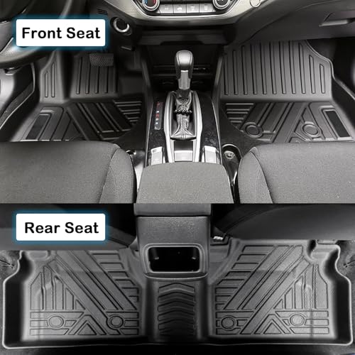 All Weather Floor Mats for 2011-2023 Chrysler 300-RWD & 2011-2022 Dodge Charger, Rubber Heavy Duty Non Slip Floor Liners, Car Mats Full Set 1st & 2nd Rows Maximum Coverage - color: 2011-2023 Chrysler 300-RWD/Dodge Charger