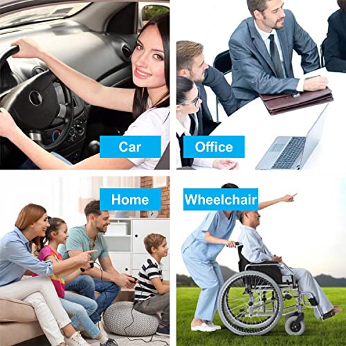 Gel Seat Cushion, Chair Cushions with Non-Slip Cover, Breathable Honeycomb Car Seat Cushion for Pressure Relief Back Pain, Home Wheelchair Office Chair Cushion (16x14x1.6 inch)
