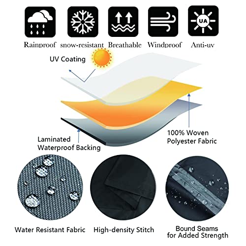 Patio Swing Cove,3 Triple Seater Hammock Cover Garden Swing Cover Garden Hammock Glider Chair Cover Outdoor Swing Cover UV Resistant Swing Canopy Cover(87 * 60 * 72inch) Black - color: Black, size: 87L x 60W x72H inch