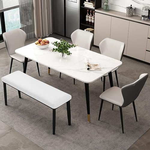 Lebaley Stretch Jacquard Ottoman & Bench Cover Removable Washable Slipcover for 42-54 inch Rectangular Benches, Bar Stools, and Dining Room Chairs (Fits 14-18" Wide),White - color: White, size: Regular - Standard