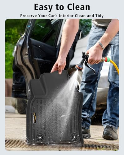 Floor Mats & Trunk Mat Custom Fit for Toyota Camry 2025 (Include Hybrid) All Weather TPE Rubber Cargo Liner Anti-Slip Full Set Automotive Floor Liners for Camry Accessories - size: For Toyota Cmary 2025