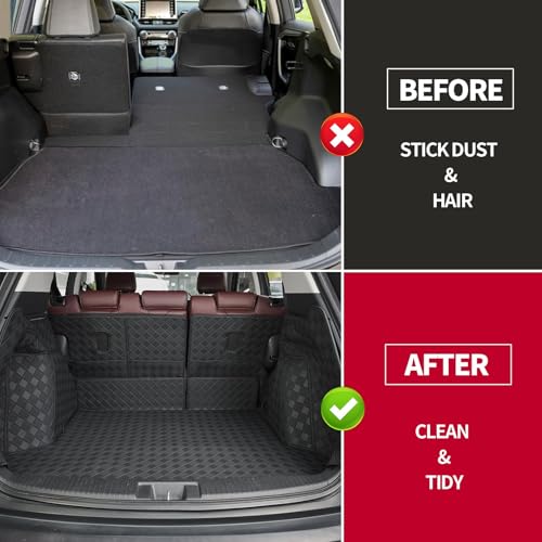 Heavy Duty Trunk Mat for 2022-2026 Infiniti QX60 (Bench Seat Only) - Includes 2nd & 3rd Row Backrest Cargo Liners - color: Infiniti QX60 Cargo Backrest Mat-E