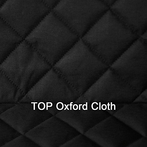 HONEST OUTFITTERS Dog Car Seat Cover, Pet Front Cover for Cars, Trucks, and Suv's - Waterproof & Nonslip Dog Seat Cover,(Front Seat) - color: Black