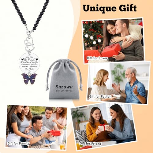 Thank You Car Hanging Accessories Appreciation Gifts for Coworkers Employee Teacher Women Men Leaving Gift Rear View Mirror Hanging for Her Retirement Goodbye Farewell Gift Rear View Mirror Car Charm
