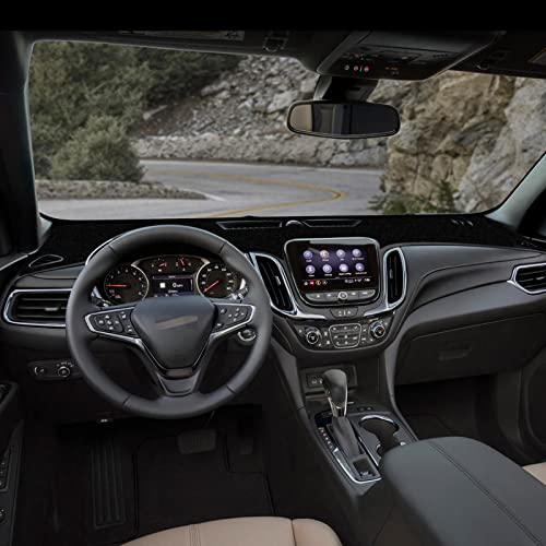 x xotic tech Center Console Dashboard Mat Pre-Cut Non-Slip Sunshield Sun Glare Protector Dash Carpet Pad Black Cover Compatible with Chevy Equinox SUV 2018 2019 2020 2021 2022 2023 2024 - color: Compatible with Chevy Equinox 2018-2022