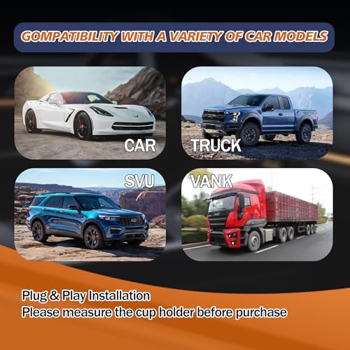 2-PackCar Seat Gap Filler,Car Cup Holder Coaster,Car Seat Crevice Blocker Stop Things from Dropping,Auto Accessories for SUV Truck Sedan