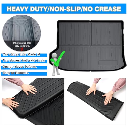 Powerty Only Fit for Trunk Mat Buick Envision 2016 2017 2018 2019 2020 All Weather TPO Rear Cargo Liner Trunk Floor Mat Auto Accessories - size: Cargo Mat|For|16-20|Buick Envision