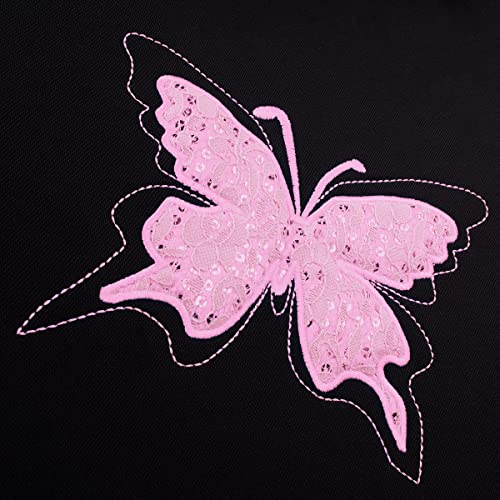 Flying Banner Butterfly car seat Covers ful Set Fashion Universal Lady Woman Female Rear Bench Split Colorized (Pink, 2 Fronts - Lace) - color: Pink Lace, size: 2 Fronts