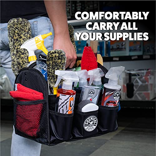 Chemical Guys Quick Load Collapsible Detailing Car Caddy Organizer & Storage – Portable Wash and Garage Organizer for Supplies, Tools and Accessories – Durable Black Design for Cars, Trucks & Home