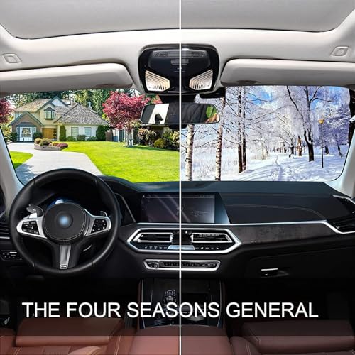 Sun Shade for Car Windshield Beach Scene Sunset Waves Foldable Sun Shield Heat and UV Protection Automotive Interior Protection - color: Beach 1