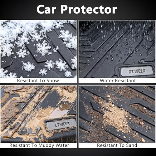 All Weather Floor Mat for 2017-2022 Honda CR-V(Incloud CR-V Hybrid), TPE Car Mat Full Set Front & Rear 3PCS,Custom Fit Floor Liners - Anti-Slip Waterproof Odorless Easy Clean - Black - size: Honda, style: 17-22 Honda CRV